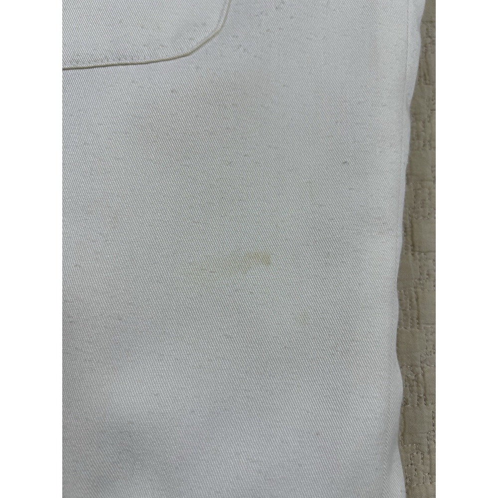 OBR Jacket Four Pocket Safari Classic Minimalist Blazer | Cream | Size Medium - Picture 5 of 10